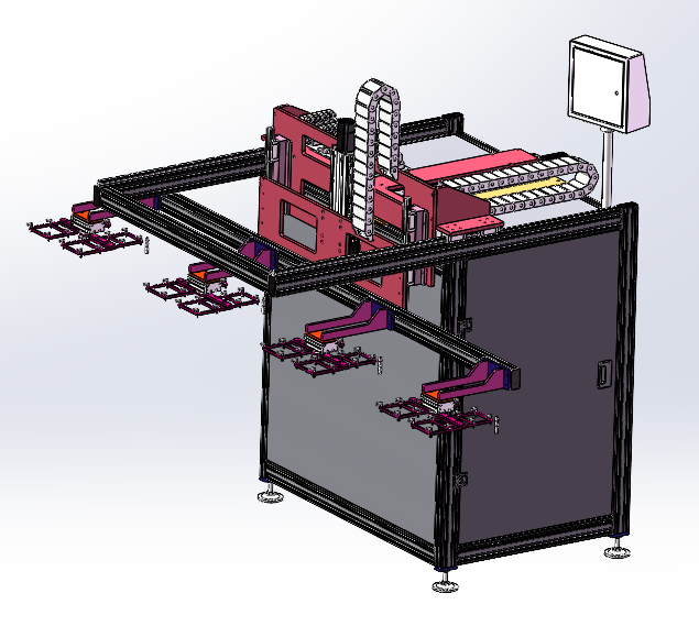 硫化车间生产线（sw18可编辑+工程图）